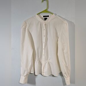 Ralph Lauren Ivory Button-Down Women's Shirt